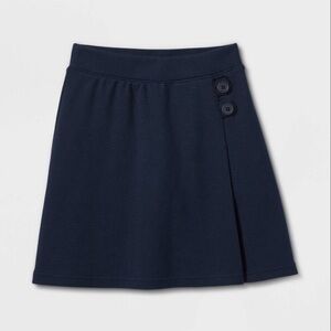 Cat and Jack girls pull on uniform knit skort.